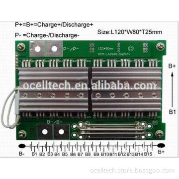 All series lifepo4 battery BMS